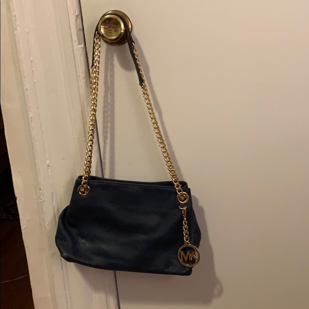 Small Michael Kors Blue Party Purse!